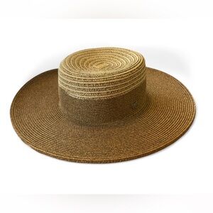 Elegant Brown Straw Hat